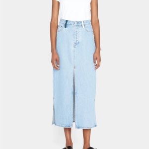 Still Here panama pine Jean skirt Sz 25